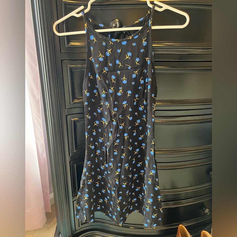 Urban outfitters black floral sundress. Size 2.